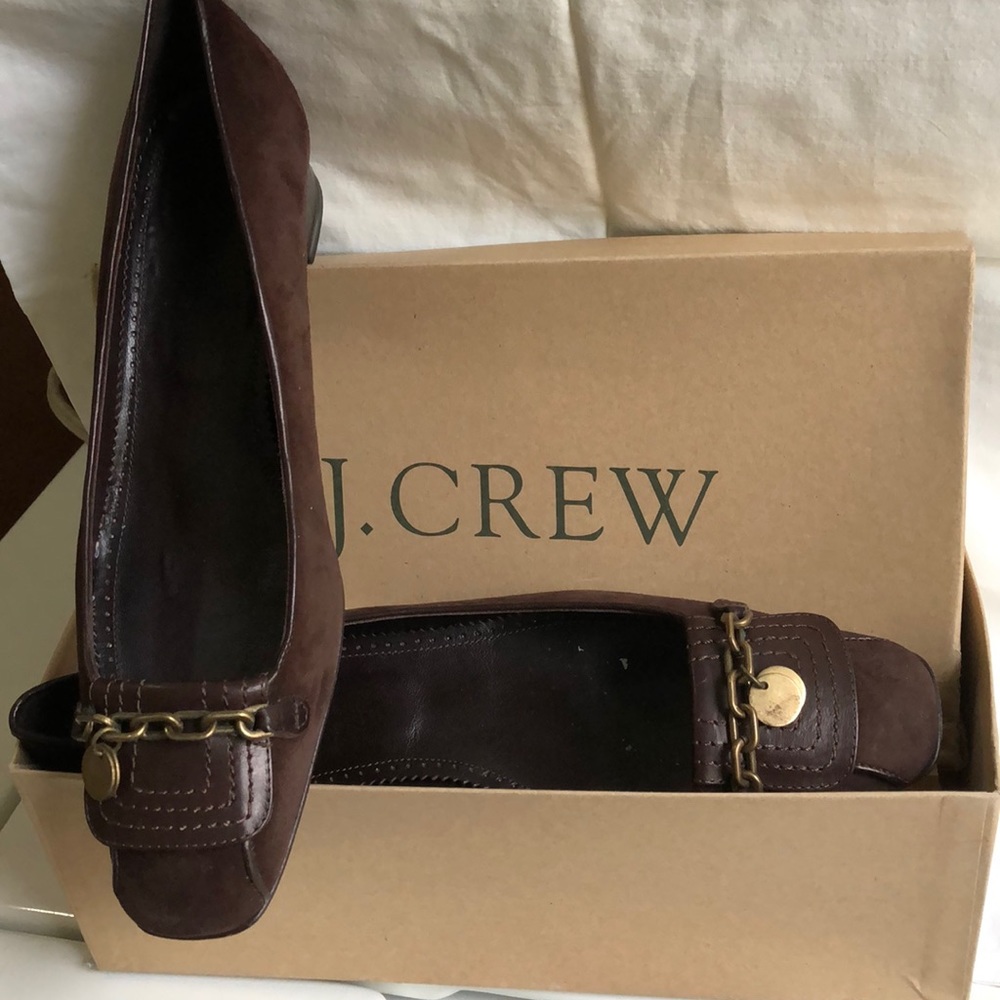 Jcrew suede loafers